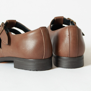 メッシュストラップシューズ TR-029 D.BROWN／chausser（ショセ
