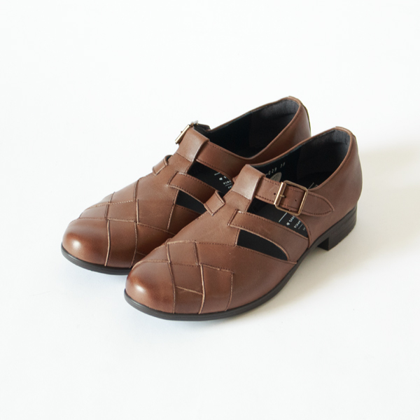 38メッシュストラップシューズ TR-029 D.BROWN 38メッシュストラップシューズ TR-029 D.BROWN