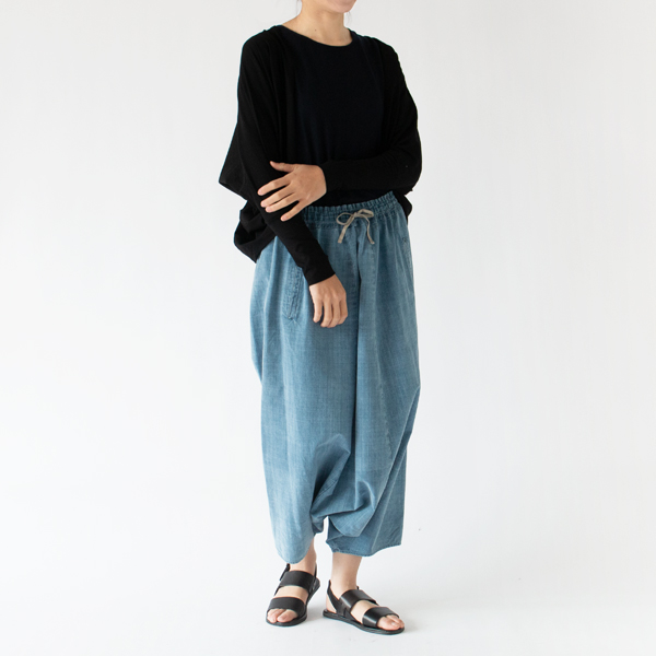 身長163cm(サックスブルー)