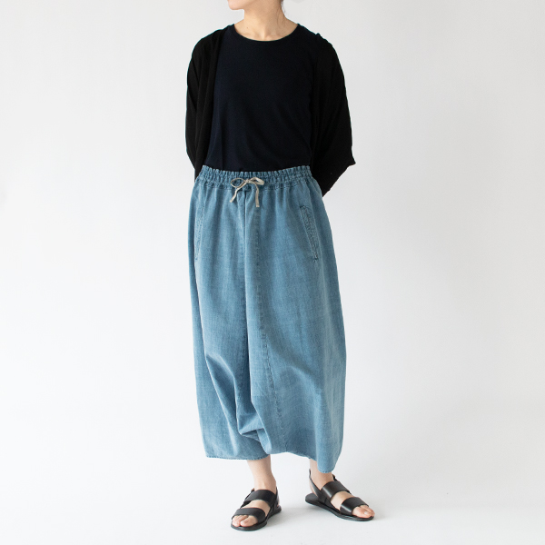 身長163cm(サックスブルー)