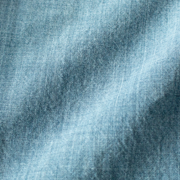 柔らかなコットン生地です(サックスブルー)