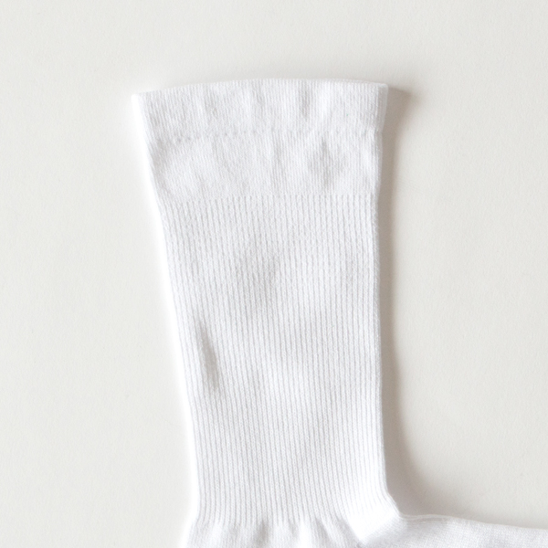 ベーシックシアー・クルー メンズソックス(ホワイト) ベーシックシアー・クルー メンズソックス(ホワイト)