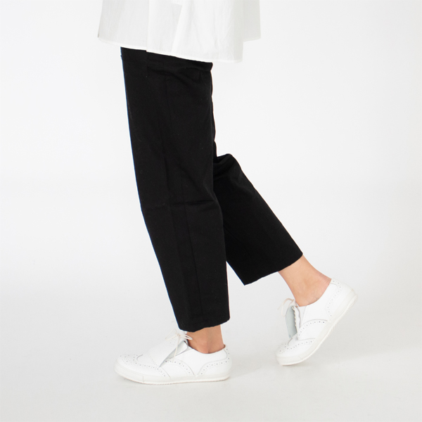 ses amis ウイングチップ スニーカー キルト付 WHITE
