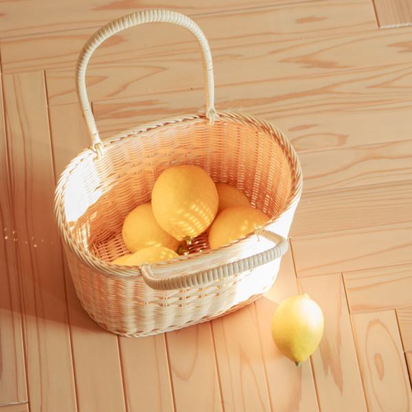 野菜やフルーツバスケットに(小判型)