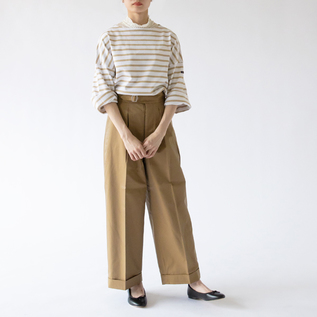 HAVERSACK 高密度ギャバジンワイドアーミーパンツ HAVERSACK 高密度ギャバジンワイドアーミーパンツ 462321