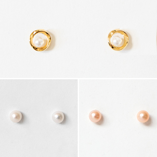 CATCHLESS EARRINGS PEARL