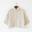 リネンショートシャツ