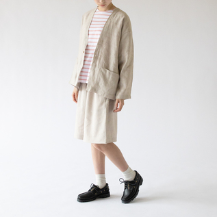 Worker's Nobility リネンカーディガン Worker's Nobility リネンカーディガン