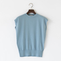 FRENCH SLEEVE COTTON KNIT PULLOVER S4415