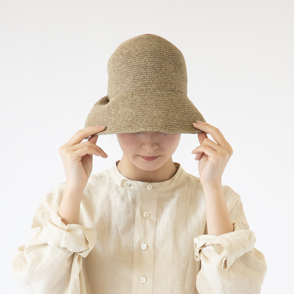 ペーパーブレードハット lily(Brown)