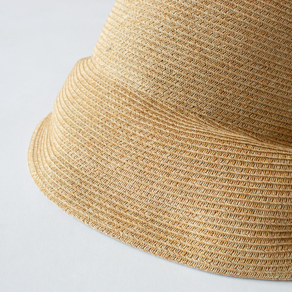 ペーパーブレードを使用した軽やかな帽子(Natural)