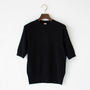 CREW NECK FIVEQUARTER SLEEVE KNIT SAW
