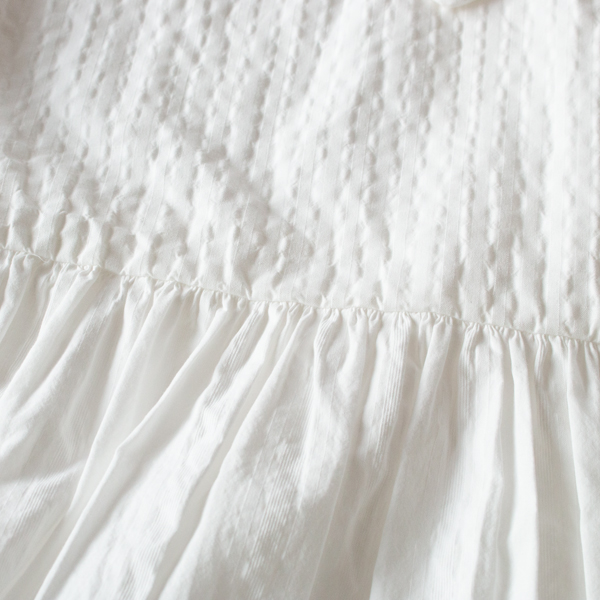 上下の切り替えギャザー(WHITE) 上下の切り替えギャザー(WHITE)