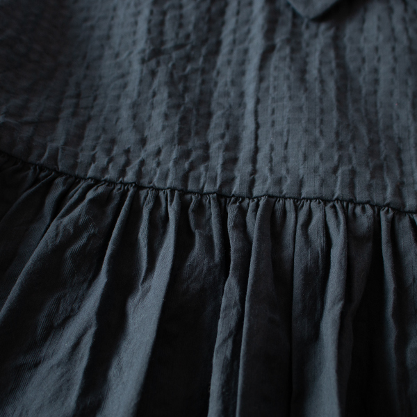 上下の切り替えギャザー(NAVY) 上下の切り替えギャザー(NAVY)