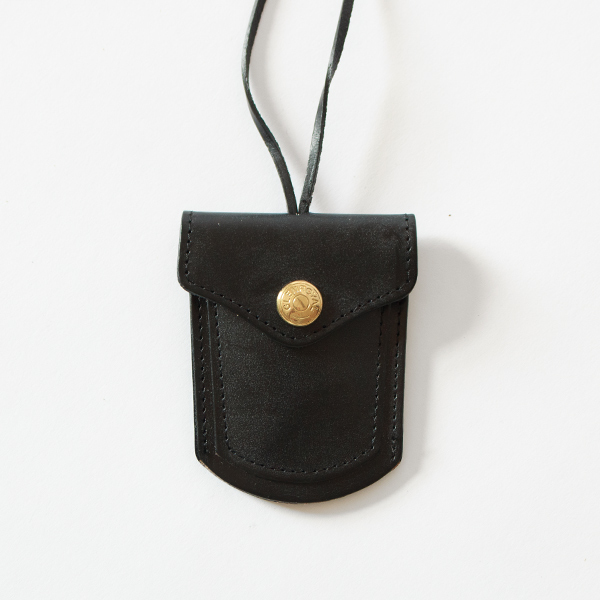 レザーキーホルダー NECK KEY HOLDER(NEW BLACK)