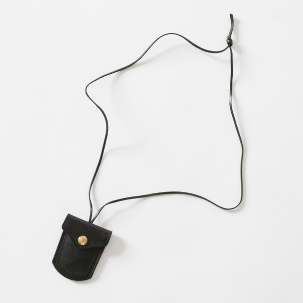 レザーキーホルダー NECK KEY HOLDER(NEW BLACK)