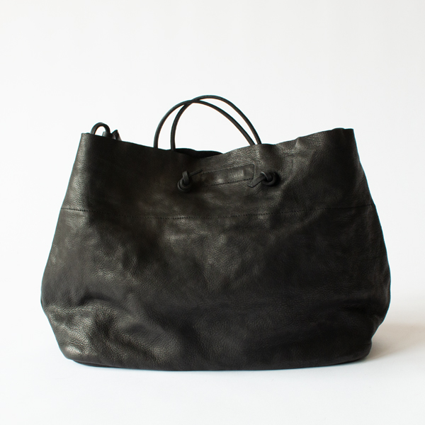 レザートートバッグ BIGI(CHARCOAL BLACK)