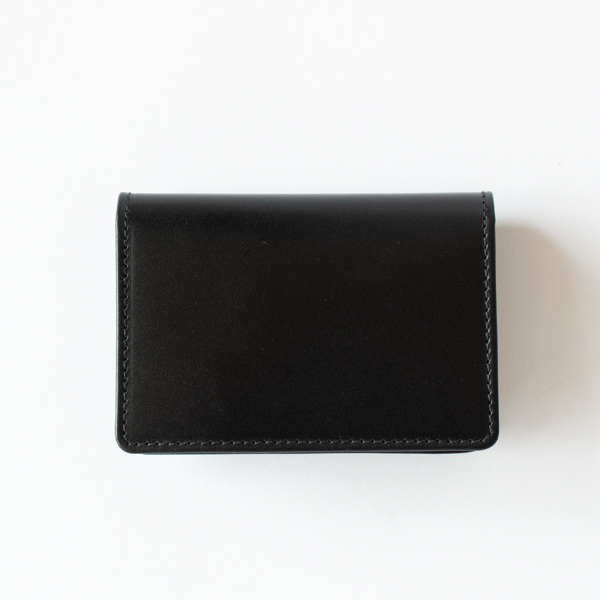 カードケース S0039 GUSSETED CARD CASE/BRIDLE(BLACK)