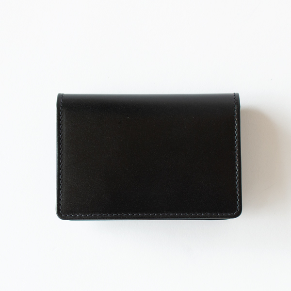 カードケース S0039 GUSSETED CARD CASE/BRIDLE(BLACK)