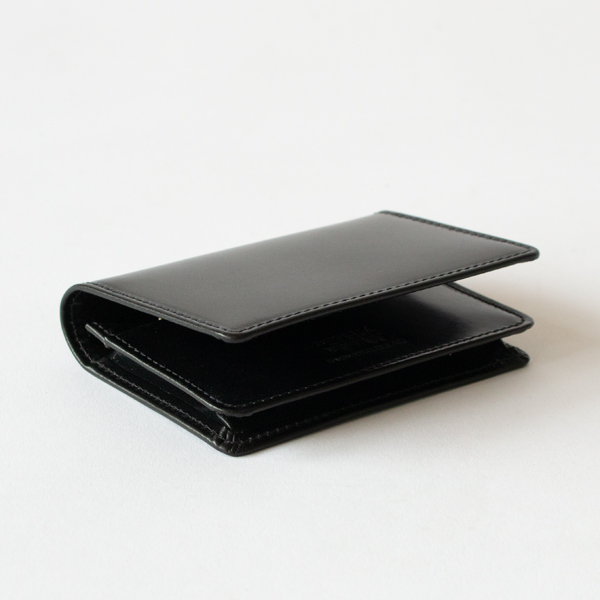 カードケース S0039 GUSSETED CARD CASE/BRIDLE(BLACK)