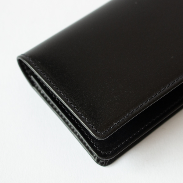 カードケース S0039 GUSSETED CARD CASE/BRIDLE(BLACK)
