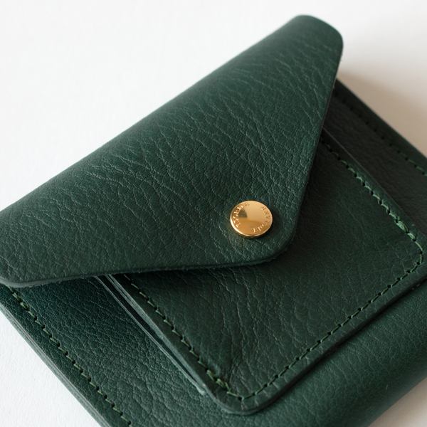 財布 S0092 SIMPLE WALLET/NATUR(GREEN)