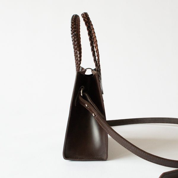2WAYミニトート L0131 THE DIDDY/BRIDLE(D.BROWN)