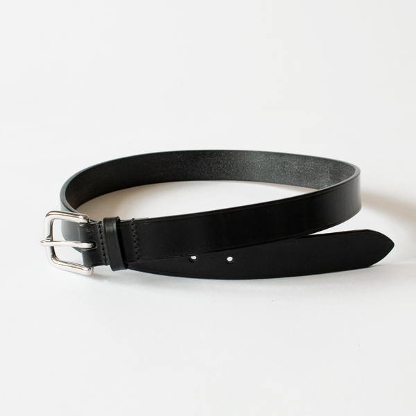 ベルト B0015 28mm UNLINED BELT/BRIDLE(BLACK)
