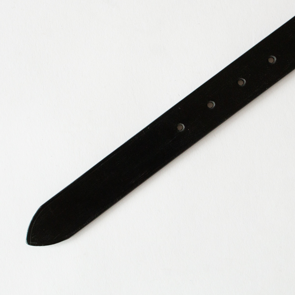ベルト B0015 28mm UNLINED BELT/BRIDLE(BLACK)