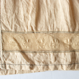 繊細なコットンレース(ECRU BEIGE) 繊細なコットンレース(ECRU BEIGE)