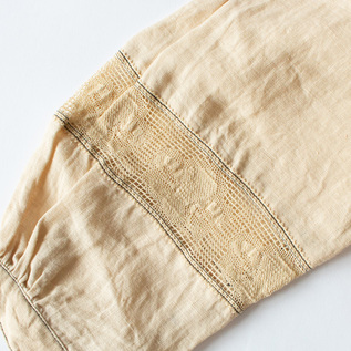 繊細なコットンレース(ECRU BEIGE) 繊細なコットンレース(ECRU BEIGE)