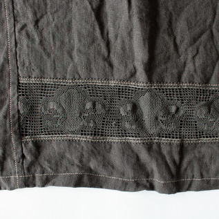 繊細なコットンレース(CHARCOAL) 繊細なコットンレース(CHARCOAL)