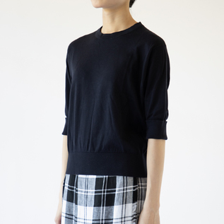 JOHN SMEDLEY 英国製 シーアイランドコットン ターンバック ニット JOHN SMEDLEY（ジョンスメドレー） シーアイランドコットン 30ゲージ