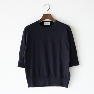JOHN SMEDLEY 英国製 シーアイランドコットン ターンバック ニット JOHN SMEDLEY｜ジョンスメドレー日本公式