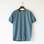 クルーネック ショートスリーブTシャツ INDIGO BLUE