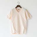 Vネック ショートスリーブTシャツ MILKY PINK