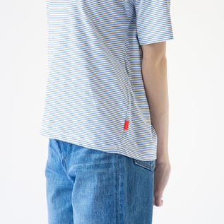 NARROW BORDER JERSEY CREWNECK／Healthknit / Shop ZUTTO for