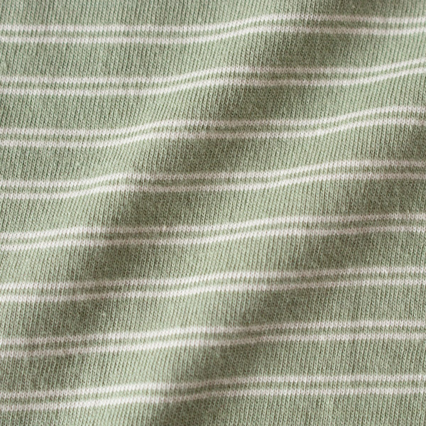 クラシックボーダークルーネックTシャツ　GRN NAT