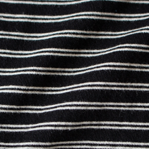 クラシックボーダークルーネックTシャツ　BLK NAT