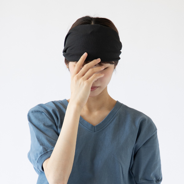 ヘッドバンド　BK　着用例