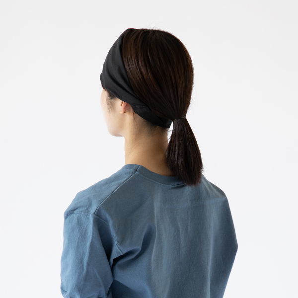 ヘッドバンド　BK　着用例