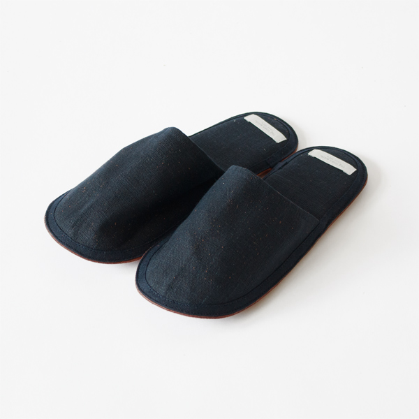 ニュイ Lリネンスリッパ ニュイ Lリネンスリッパ