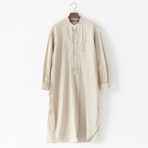 フレンチボサム プルオーバーロングシャツ(BEIGE)