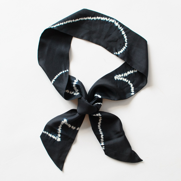 Mokume Shibori Black