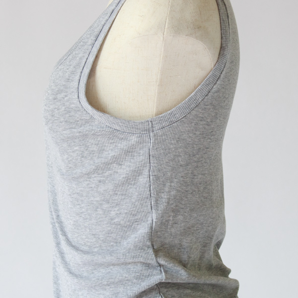 リブタンクトップ(GREY MELANGE) リブタンクトップ(GREY MELANGE)