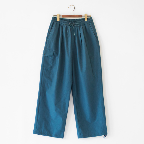 BLU/M吸汗速乾ドットエアワイドパンツ BLU/M吸汗速乾ドットエアワイドパンツ