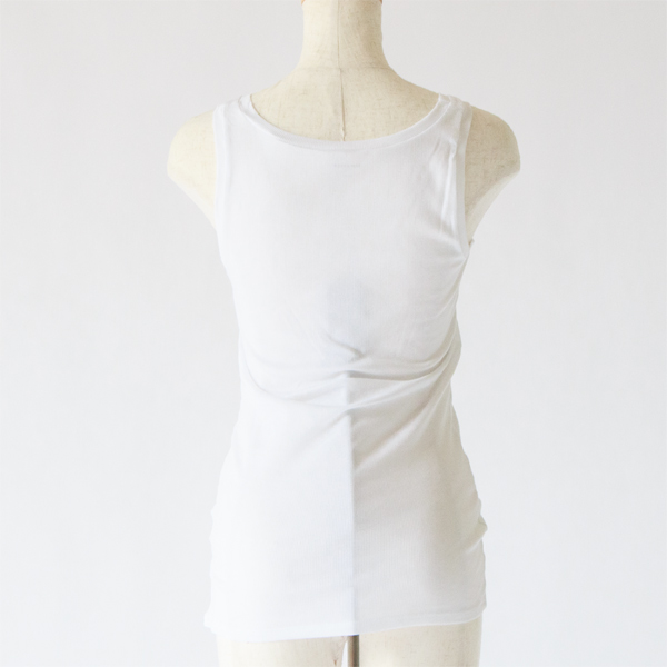 リブタンクトップ(WHITE)