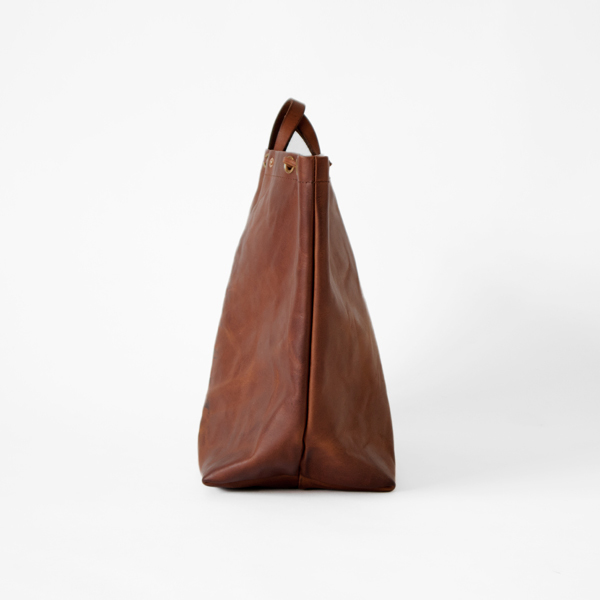 LEATHER MAIL PURSEバッグ(CAMEL)