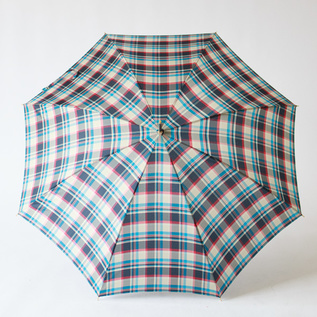 【別注】タータンチェックスリム長傘(WHITE CHECK) 【別注】タータンチェックスリム長傘(WHITE CHECK)