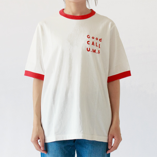 WHITE×RED Mサイズ着用、身長：163cm